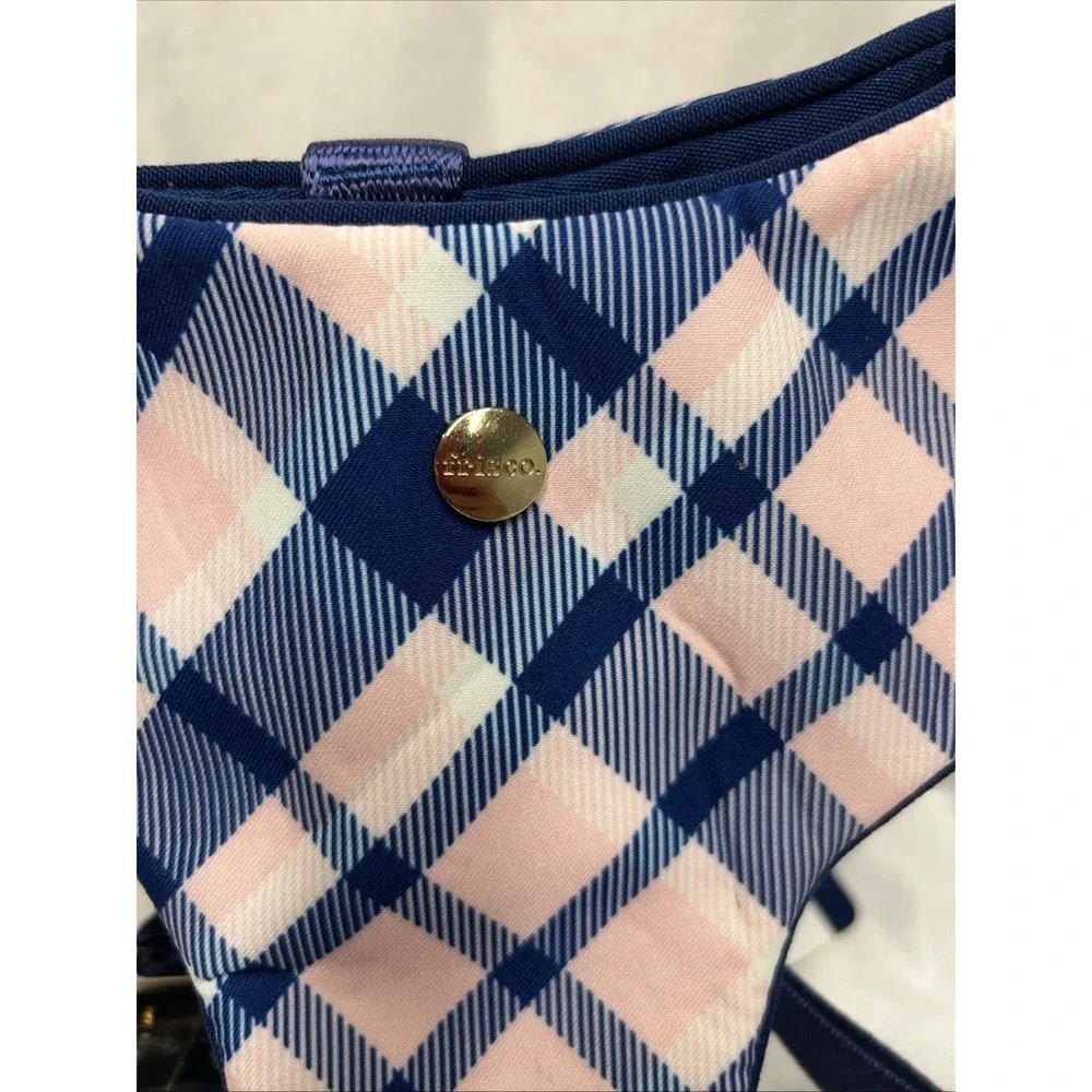 Frisco Pink Plaid Fashion Dog Harness and Collar to Match Size Medium NWT
